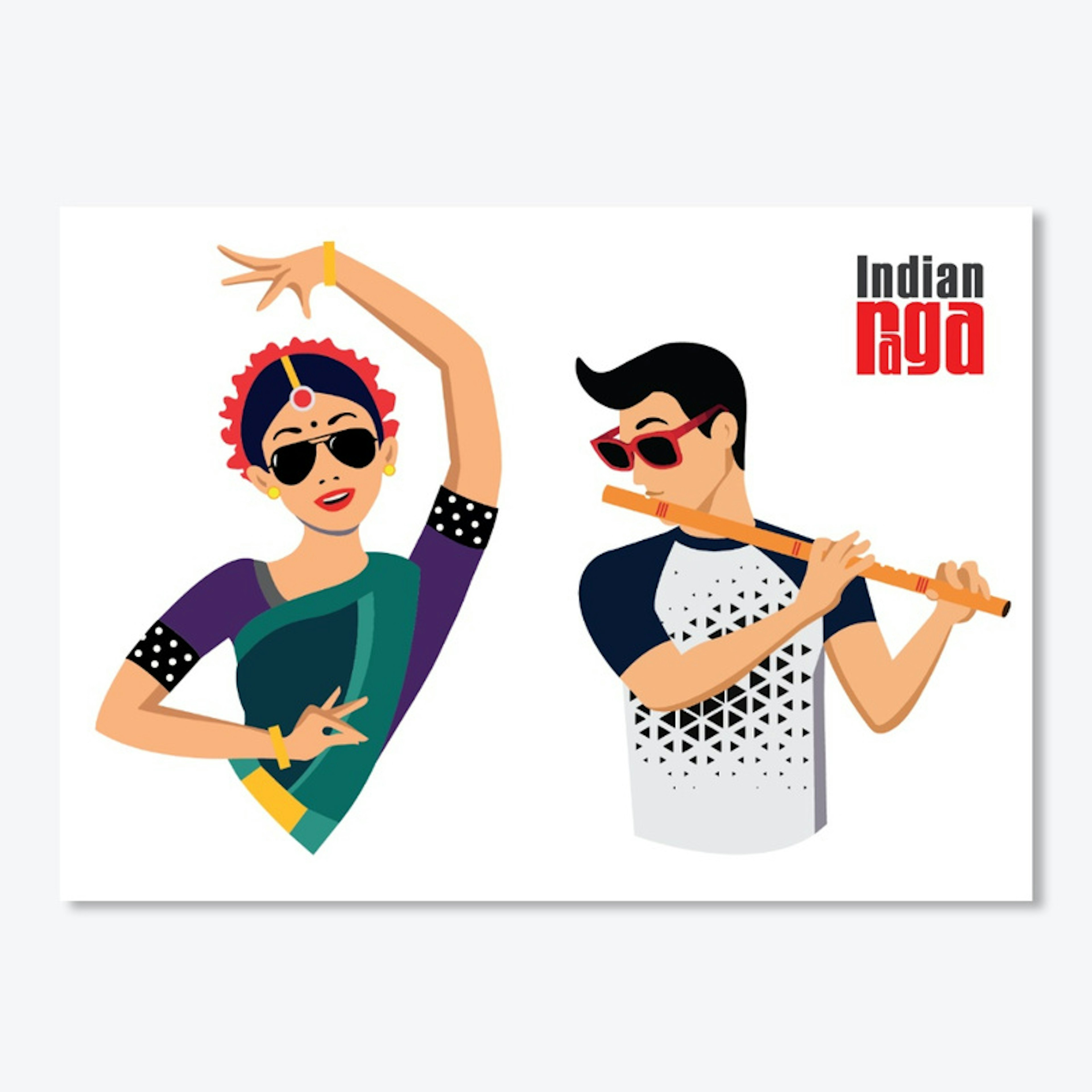 IndianRaga Sticker 